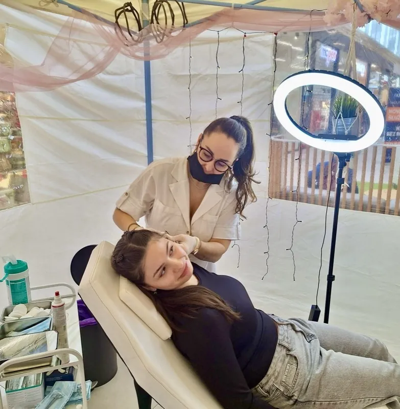 Pop-up akce — spokojené klientky