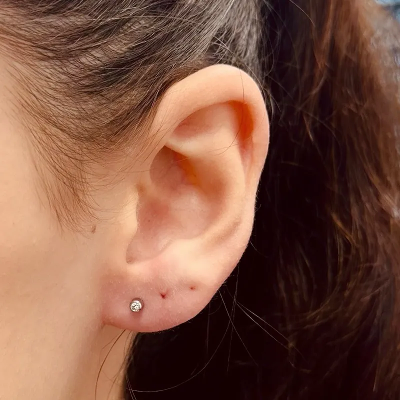 Piercing — výsledek zákroku