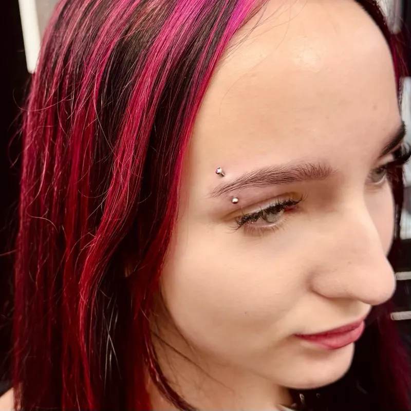 Piercing — výsledek zákroku