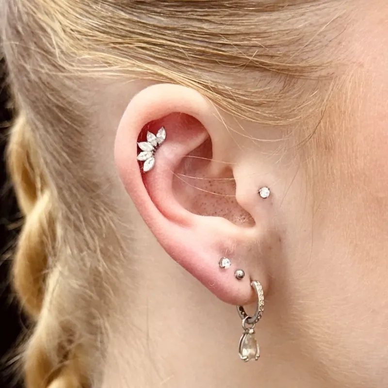 Piercing — výsledek zákroku