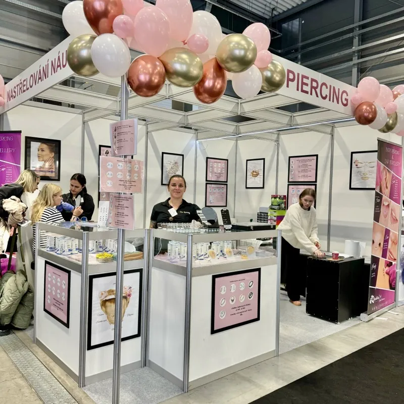 Fór Beauty — piercing na veletrhu